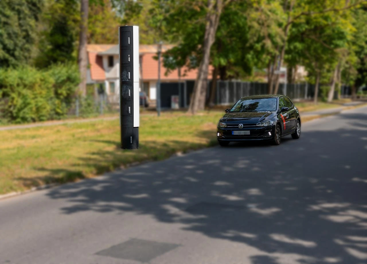 Legal oder Affront gegen das Gesetz: Darf man einen Blitzer zuparken?