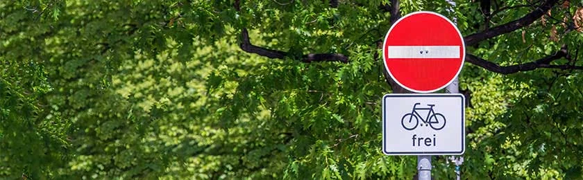 Das ist Fahrradfahrern erlaubt