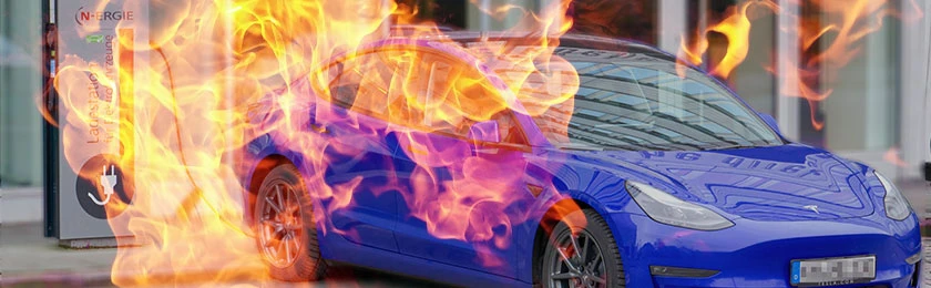 E-Auto in Brand: Das kann passieren