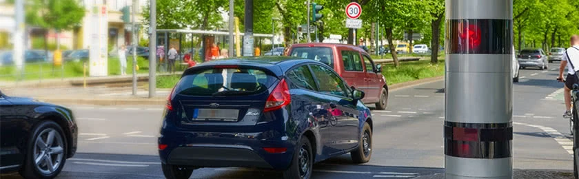 In einer Stunde dreimal vom gleichen Blitzer erwischt