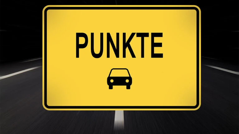 Sanktionen im Straßenverkehr - Punkte Flensburg
